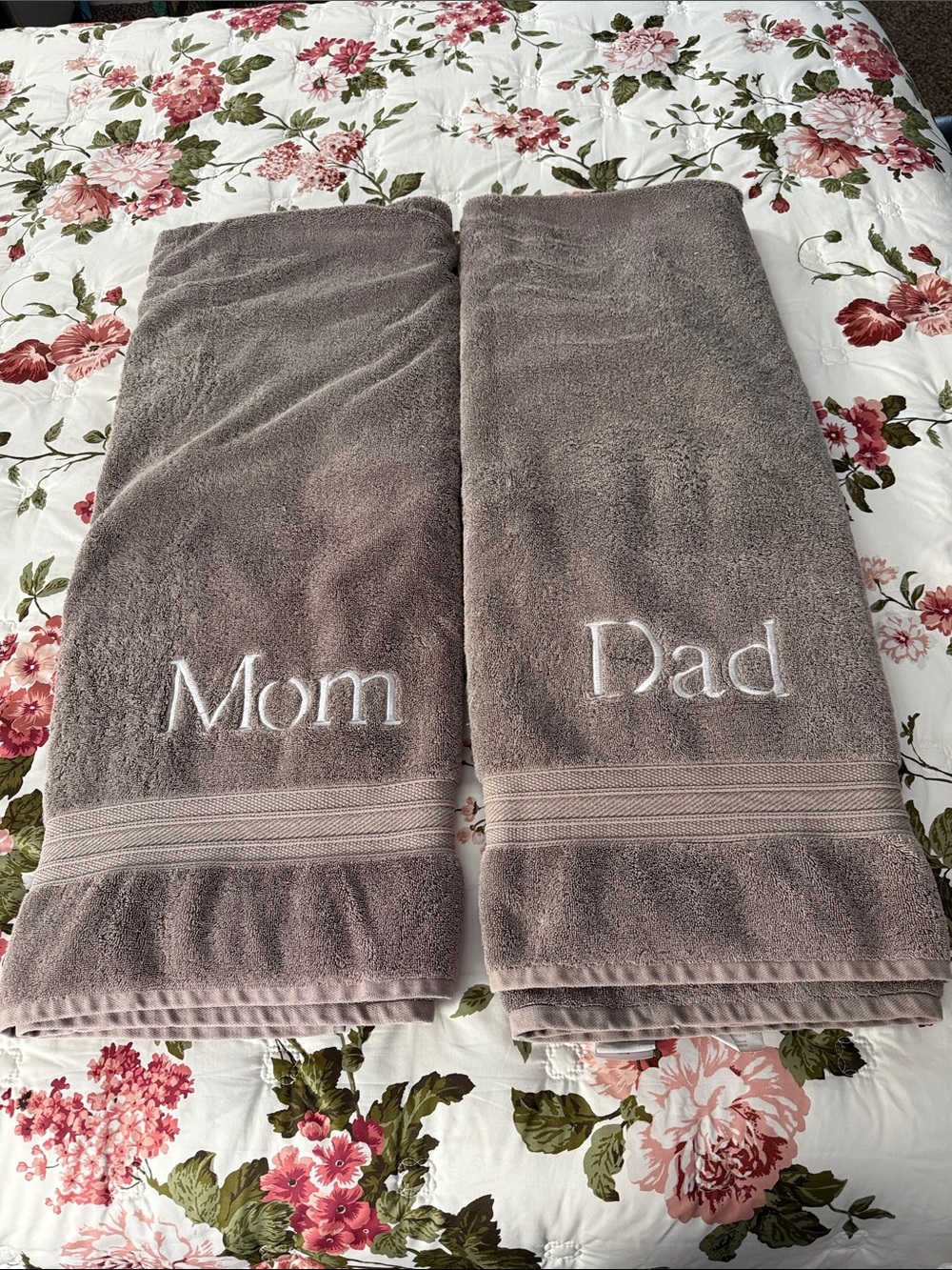 Regal Egyptian Cotton personalized Bath Towel set